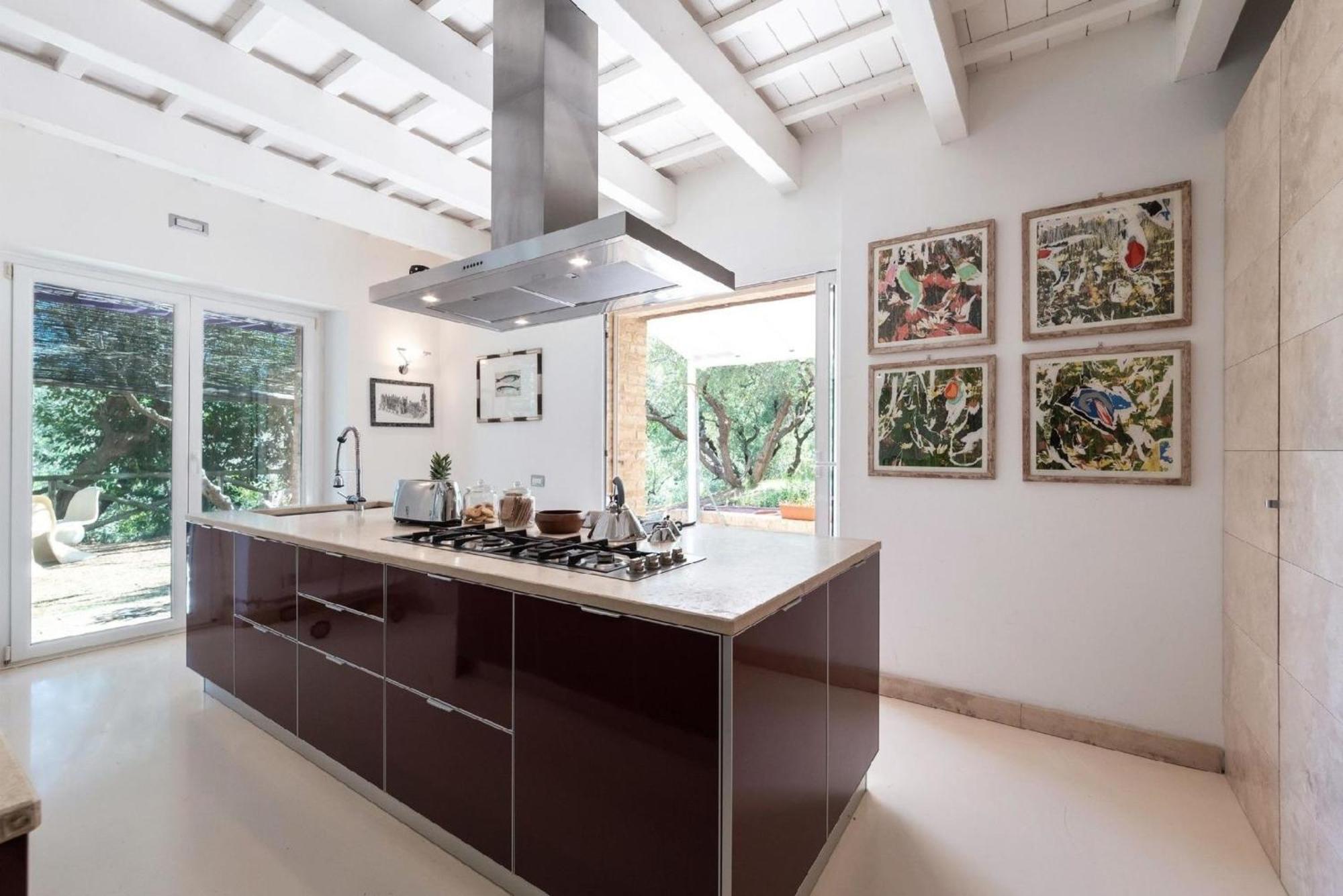 Meernahes Ferienhaus Casa Cantagallo Mit Pool Villa Fermo Dış mekan fotoğraf