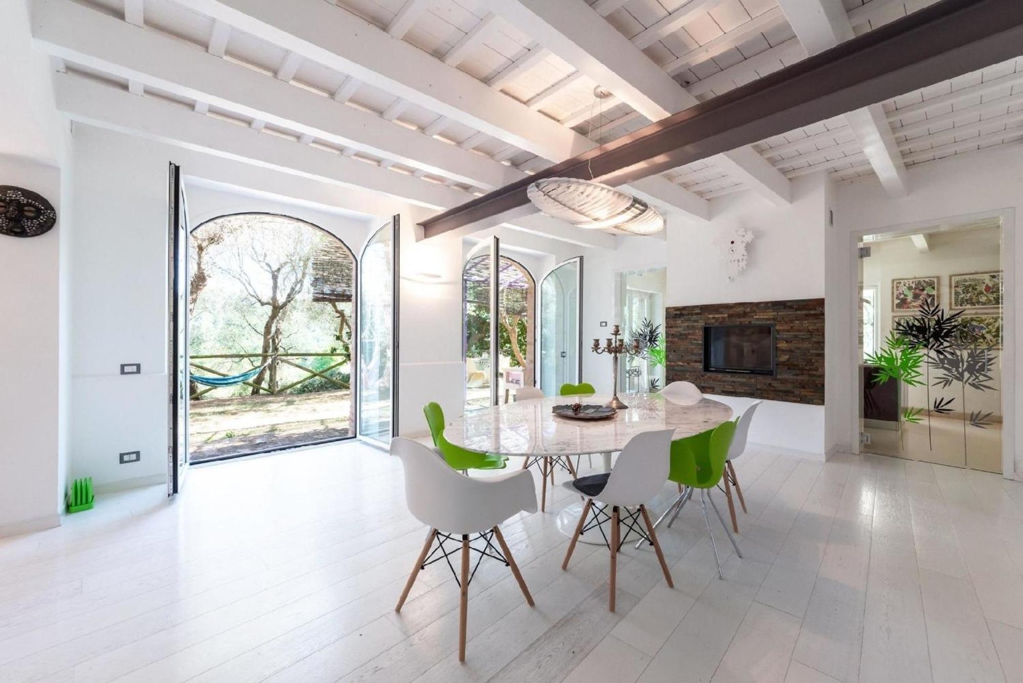 Meernahes Ferienhaus Casa Cantagallo Mit Pool Villa Fermo Dış mekan fotoğraf