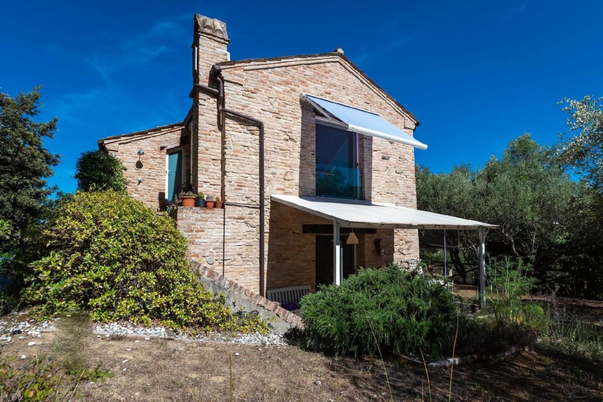 Meernahes Ferienhaus Casa Cantagallo Mit Pool Villa Fermo Dış mekan fotoğraf