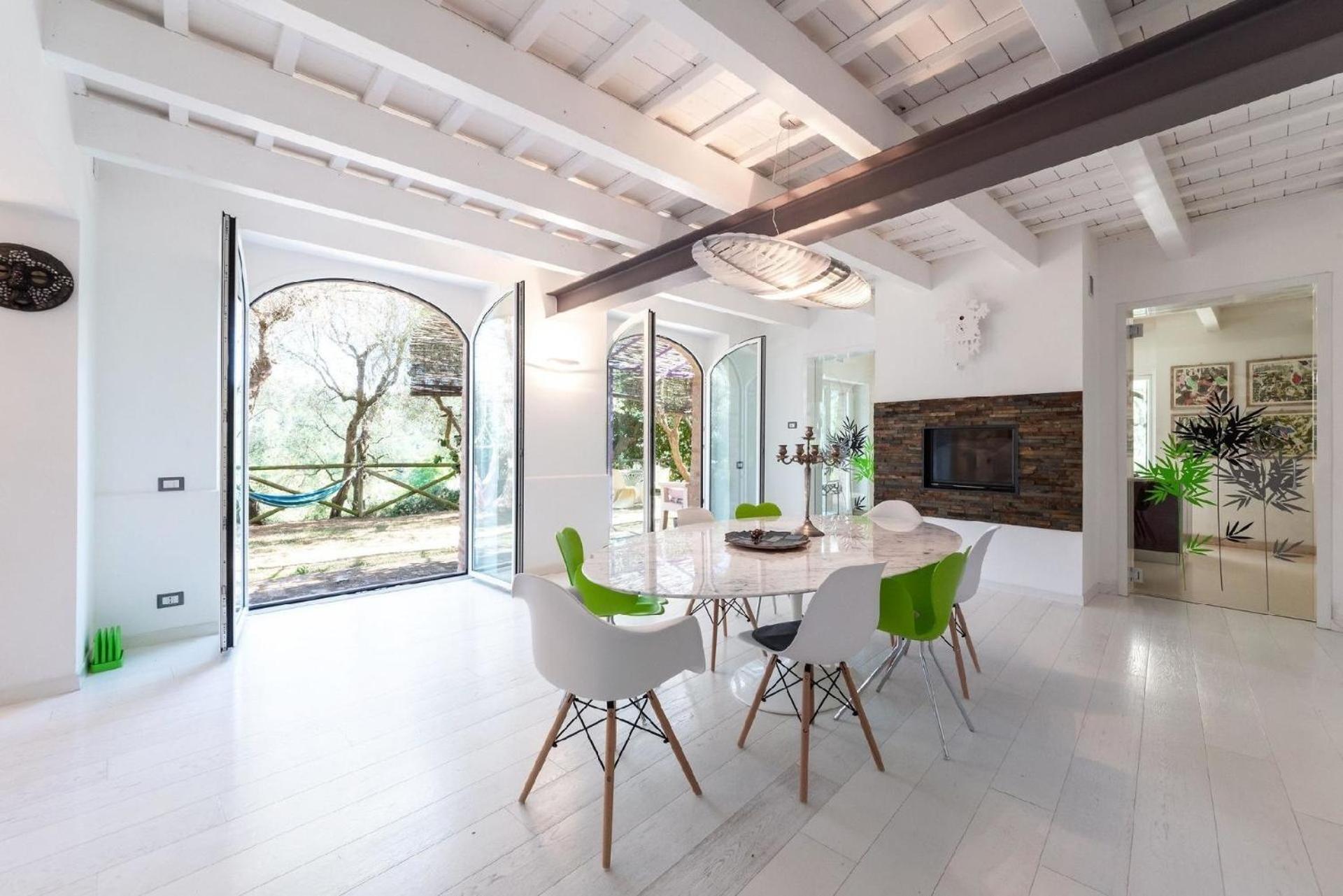 Meernahes Ferienhaus Casa Cantagallo Mit Pool Villa Fermo Dış mekan fotoğraf