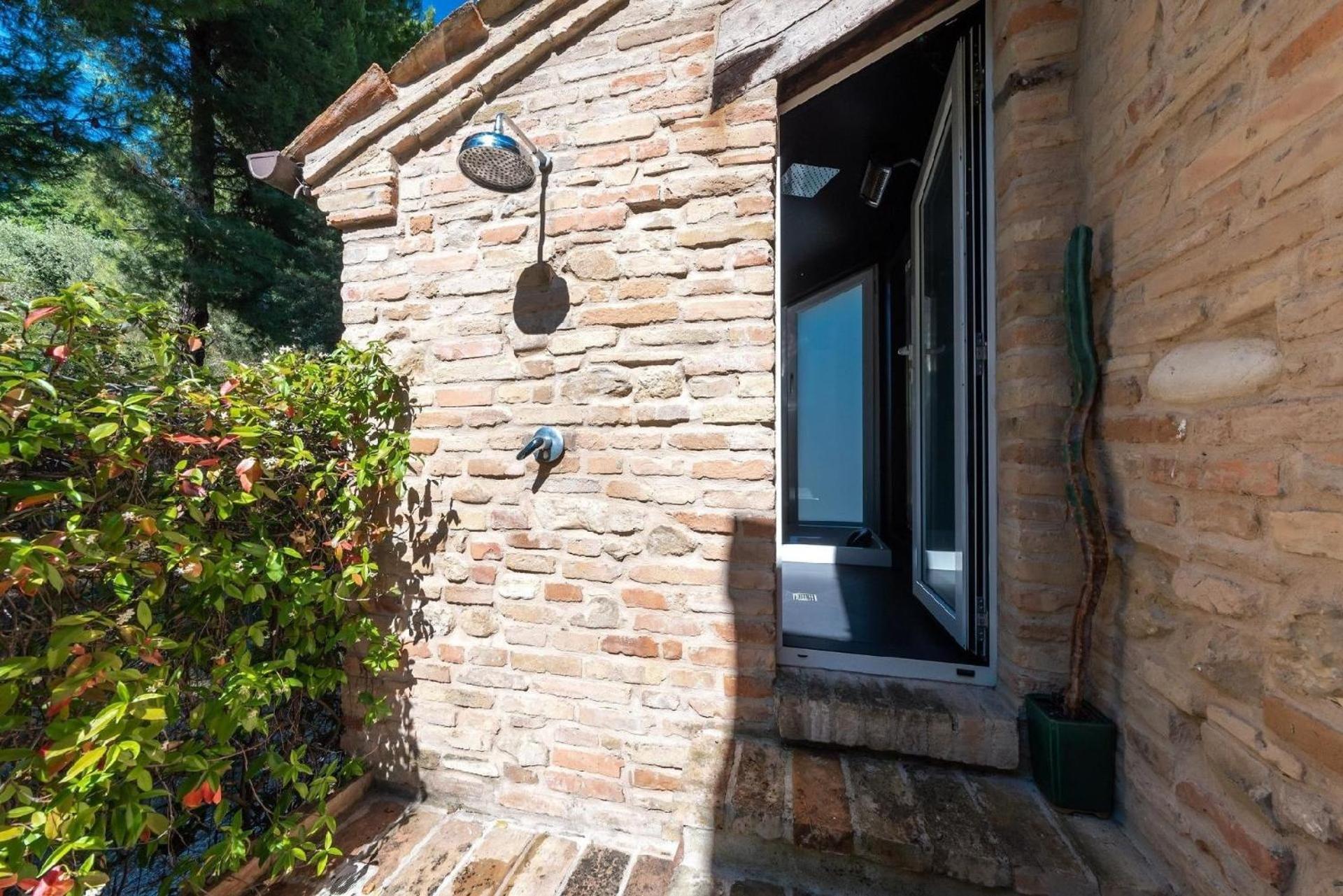 Meernahes Ferienhaus Casa Cantagallo Mit Pool Villa Fermo Dış mekan fotoğraf