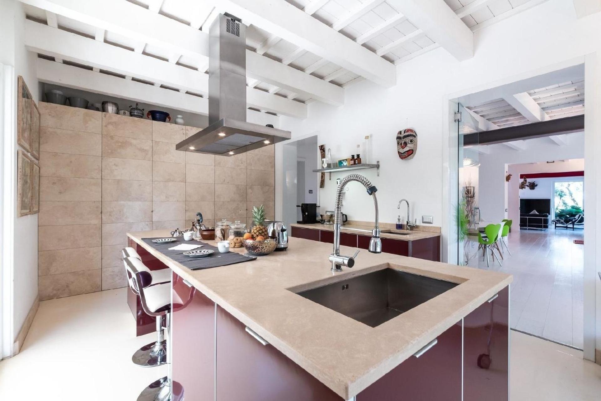 Meernahes Ferienhaus Casa Cantagallo Mit Pool Villa Fermo Dış mekan fotoğraf