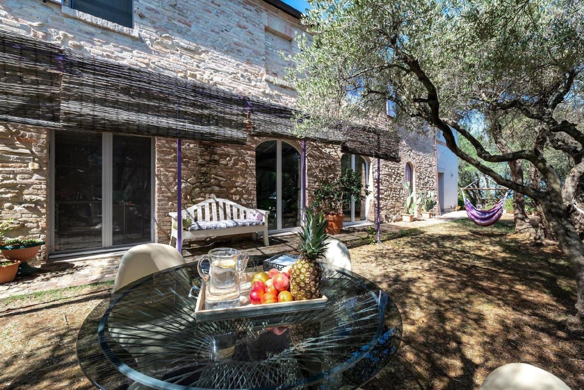 Meernahes Ferienhaus Casa Cantagallo Mit Pool Villa Fermo Dış mekan fotoğraf